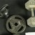 Weights on Sterling rubber gym tiles 1.25 Inch Black