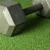 RageTurf UltraTile 24 x 24 Inch x 1 Inch dumbbell close