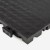 Solid Surface Triangle Top Tile - 3/4 Inch Black corner