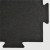 Gym Floor Tiles - Rubber Interlocking 2x2 Ft 1/4 Inch Black Pacific Clcrt