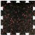 Survivor Rubber Tile Interlocking 2x2 Ft x 1/4 Inch Big Chip 20% Color red interlock