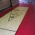 Woodflex-Gameflex 6.7 mm - Full Roll red and wood gameboard