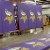 Outdoor Field Wall Padding with Grommets and Graphics 7 ft x 4 ft Vikings.
