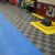 Warehouse Floor Coin PVC Tile Saftey yellow