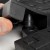 ErgoDeck HD Solid Black tile peg and loop interlocks